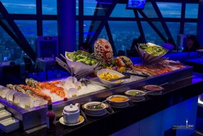 Dine-in at Orbit Revolving restaurant Kuala Lumpur(with transfer) - The buffet at Atmosphere 360: what you get and how to think about it
